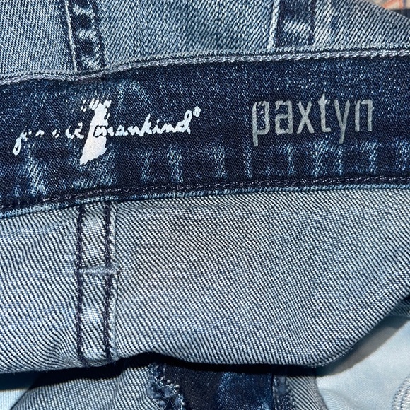New 7 For All Mankind Paxtyn Straight Leg Crop Jeans Wash 32 34 - Picture 9 of 10